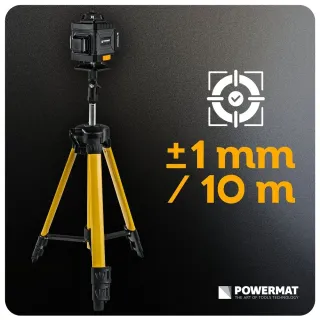 Лазерен нивелир със зелен лъч Powermat PM-PLK-4DM1/ 40 м