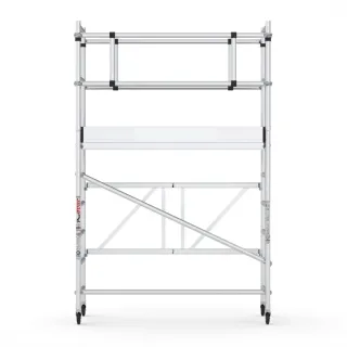 Професионално мобилно алуминиево скеле Bisonte ProTUBE F180/ 3.6 м Професионално мобилно алуминиево скеле Bisonte ProTUBE F180/ 3.6 м