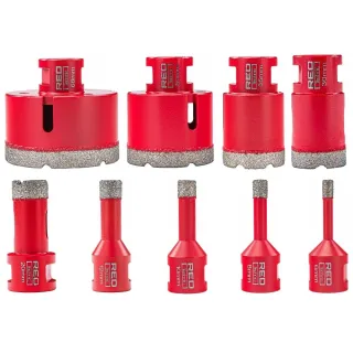 Комплект диамантени бокорони RED TECHNIC RTZOD0046/ 9 части