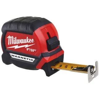 Противоударна магнитна ролетка Milwaukee 4932464603/ 8 м