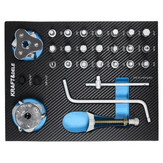 Количка с инструменти KraftDele KD1062/ 501 части