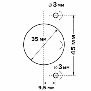 Mашина за пробиване на отвори за панти CORMAK BBM40MAN/ 230V/ 1.1kW