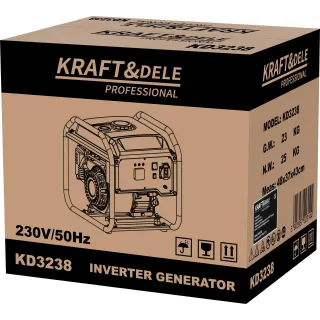 Инверторен генератор KraftDele KD3238/ 4kW/ 110/120/230V/ 8 л Инверторен генератор KraftDele KD3238/ 4kW/ 110/120/230V/ 8 л