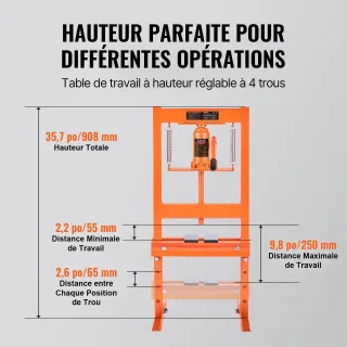 Хидравлична преса VEVOR QJDSQCYYJCS6T0LECV0/ 6 т