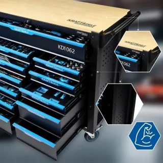 Количка с инструменти KraftDele KD1062/ 501 части