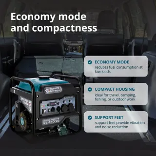 Инверторен генератор газ/бензин KOENNER-SOEHNEN KS 4500iG/ 4.5kW/ 13л Инверторен генератор газ/бензин KOENNER-SOEHNEN KS 4500iG/ 4.5kW/ 13л