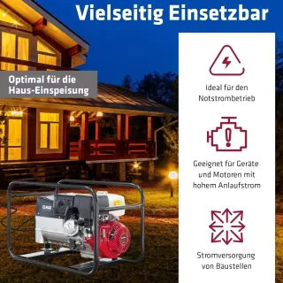 Бензинов генератор ELMAG SEB 7500WD-AVR/ 400V/ 8 kVA/ 6.1 л