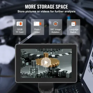 Ендоскопска инспекционна камера VEVOR ZX2-D2/ 4500 mAh