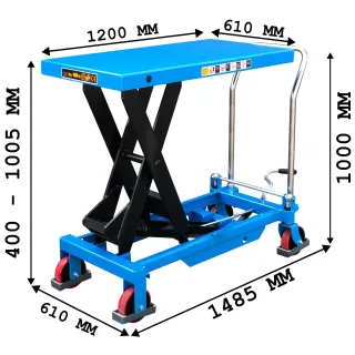 Ножична платформа STILER 1000 KG/ 1 т