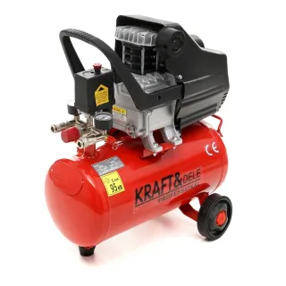Компресор за въздух + пневматичен комплект KraftDele KD400-3/ 24л / 3.8к.с./ 2.8kW Компресор за въздух + пневматичен комплект KraftDele KD400-3/ 24л / 3.8к.с./ 2.8kW