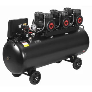 Безмаслен компресор + сепаратор и манометър Kraftdele KD4084/ 3x2200W/ 200 л Безмаслен компресор + сепаратор и манометър Kraftdele KD4084/ 3x2200W/ 200 л