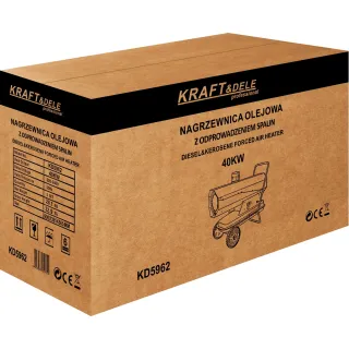 Дизелов калорифер KraftDele KD5962/ с термостат/ 40kW/ 38л / 780 м³/ч Дизелов калорифер KraftDele KD5962/ с термостат/ 40kW/ 38л / 780 м³/ч