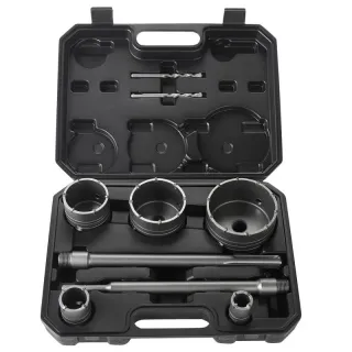 Комплект боркорони за бетон KraftDele KD12640/ 9 части