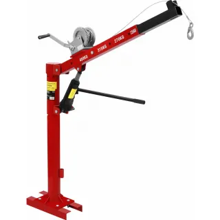 Хидравличен кран за двигатели с лебедка KraftDele KD12687/ 450кг
