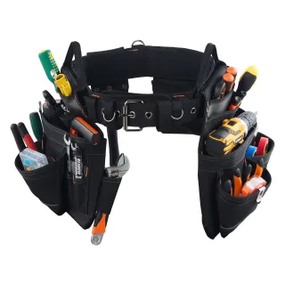 Професионален колан за инструменти с 18 джоба VEVOR DWSS2502/ 80-131 см