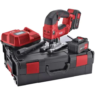 Акумулаторен прободен трион FLEX JSB 18.0-EC/5.0 Set/ 18V/ 2.5Ah/5Ah