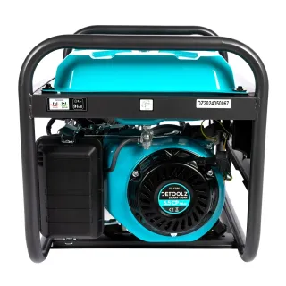 Бензинов генератор Detoolz DZ-C336/ 4.8kW/ 6.5 к.с./ 15 л Бензинов генератор Detoolz DZ-C336/ 4.8kW/ 6.5 к.с./ 15 л