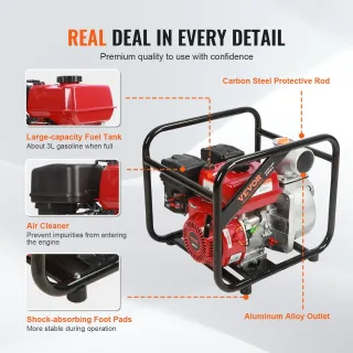 Моторна помпа VEVOR SCWP8II/ 7 к.с.