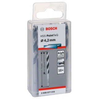 Свредло HSS за метал PoinTec 4.2 mm на Bosch комплект 10 бр.