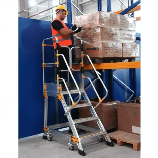 Професионална алуминиева мобилна платформа Bisonte EP4/ 3.05м