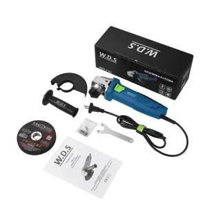 Ъглошлайф + 10 бр. дискове KraftDele WDS2135/ 1.5 kW