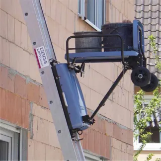 Акумулаторен асансьор за строителни материали GEDA BatteryLadderLift/ 24 V/10 Ah Акумулаторен асансьор за строителни материали GEDA BatteryLadderLift/ 24 V/10 Ah