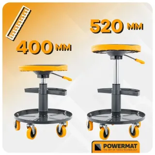 Автомонтьорски стол Powermat PM-SWA-150T/ 150 кг