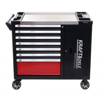 Количка с инструменти KraftDele KD1068/ 299 бр.