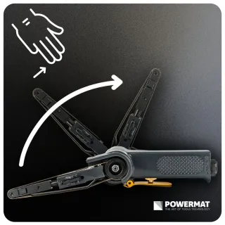 Пневматичен лентов шлайф Powermat PM-PST-330T/10x330 мм