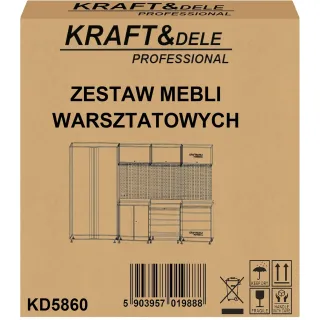 Комплект мебели за работилница KraftDele KD5860/ 260 см