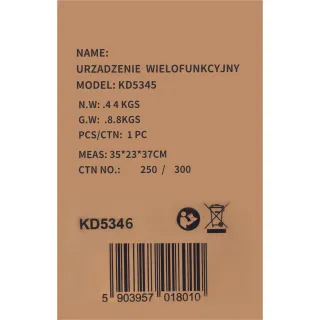 Стартерно устройство 4в1 + осветление + компресор KraftDele KD5346/ 1200/600A/ 22Ah/ 12V