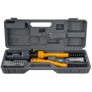 Хидравлична преса за кримпване с 14 матрици POWERMAT PM-ZHDK-6300T/ 12т/ 6-300 мм²