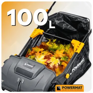 Ръчна машина за събиране на листа Powermat PM-ZDL-530M/ 100 л