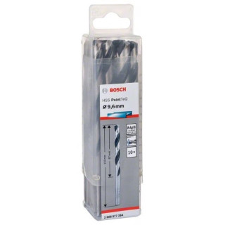 Свредло HSS за метал PoinTec 9.6 mm на Bosch комплект 10 бр. Свредло HSS за метал PoinTec 9.6 mm на Bosch комплект 10 бр.