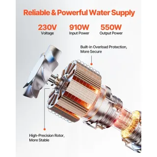 Потопяема помпа за дълбоки кладенци VEVOR 3SDM4/13/ 910W