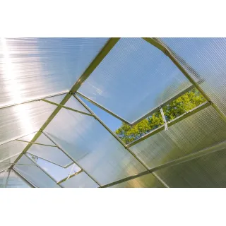 Оранжерия поликарбонатна със стоманена основа PROTECO 6221SK430PRE/ 4.32 x 2.54 м