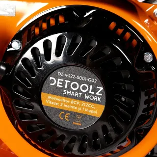 Мотофреза бензинова с фрези Detoolz DZ-M122-S001-G02/ 8к.с. Мотофреза бензинова с фрези Detoolz DZ-M122-S001-G02/ 8к.с.