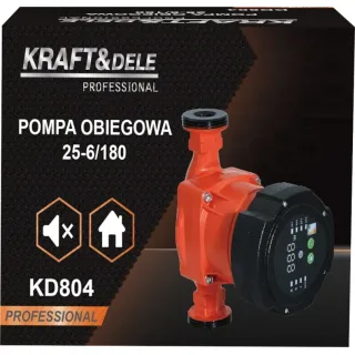 Циркулационна помпа KraftDele KD804 25-6/180/ 45W Циркулационна помпа KraftDele KD804 25-6/180/ 45W