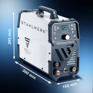 Комбиниран заваръчен апарат 4 в 1 STAHLWERK DC TIG 200 Pulse Pro CUT/ 200A