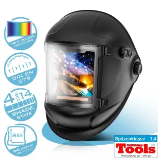 Автоматична заваръчна маска TITAN 3в1 STAHLWERK 6351/ DIN 14