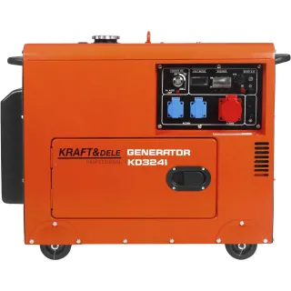 Дизелов генератор KraftDele KD3241/ 7kW/ 230V/400V + ATS