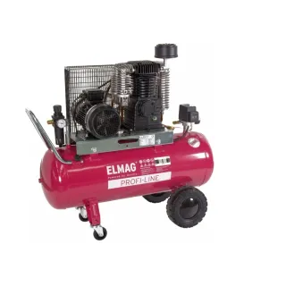 Бутален маслен компресор ELMAG PROFI-LINE PL 600/10/100 D/ 400V/ 5.4kW/ 100 л