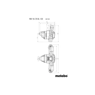 Акумулаторен миксер Metabo RW 18 LTX BL 120-2/ 18V