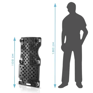 Автомонтьорска лежанка STAHLWERK RCL-40 ST/ 500 кг