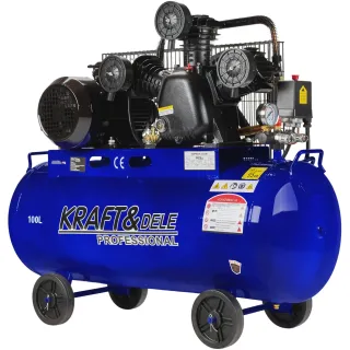 Маслен компресор KraftDele KD4066/ 4.1kW/400V/ 100л