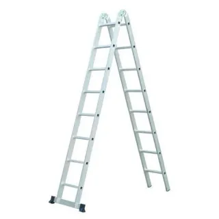 Двустранна алуминиева стълба ARON MH206/ 2x6