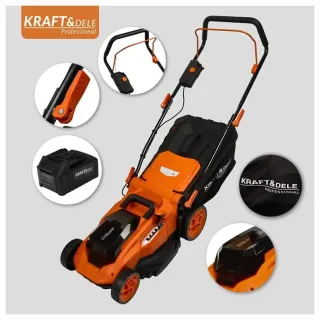 Акумулаторна косачка KraftDele KD5411/ 20V/ 2x6Ah Акумулаторна косачка KraftDele KD5411/ 20V/ 2x6Ah