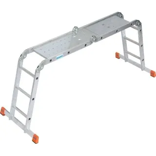 Алуминиева стълба с метална платформа KRAUSE MULTIMATIC 120687 4x3
