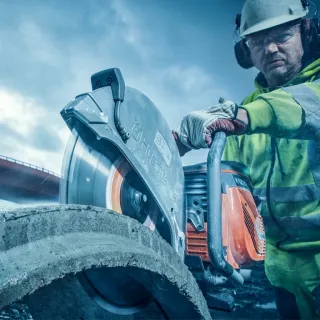 Бензинов фугорез Husqvarna Construction K 1270/ 7.80 к.с./ф400 мм