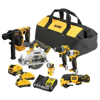 Комплект акумулаторни инструменти DeWALT DCK611P1D2-QW/ 12V/ 5Ah/ 2x2Ah
